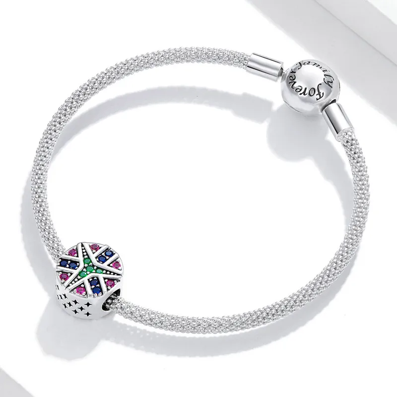 (zdjęcie do) Charms Typu Pandora Kolorowa Szczęśliwa Gwiazda - SCC1683 - Wyświetl 4