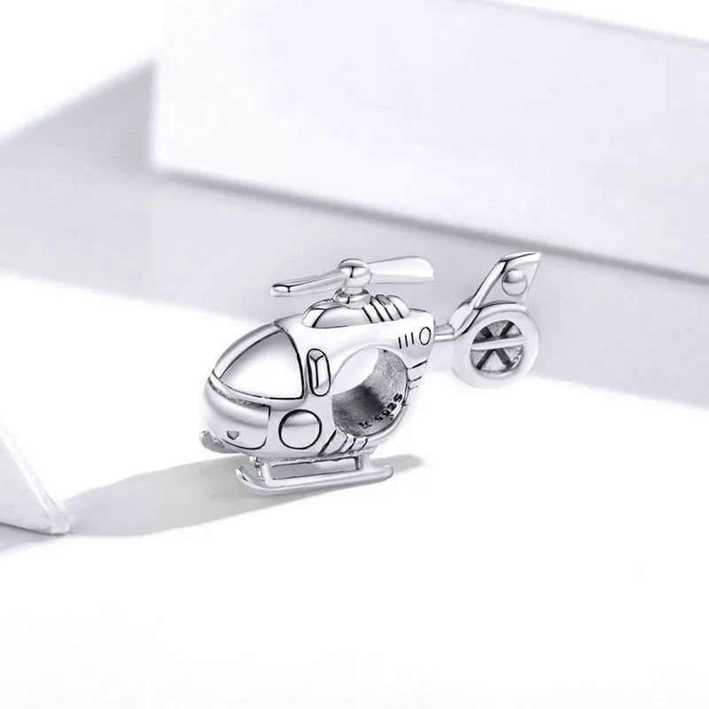 (zdjęcie do) Charms Typu Pandora Mały helikopter - SCC1699 - Wyświetl 2