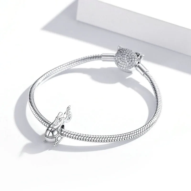 (zdjęcie do) Charms Typu Pandora Mały helikopter - SCC1699 - Wyświetl 3