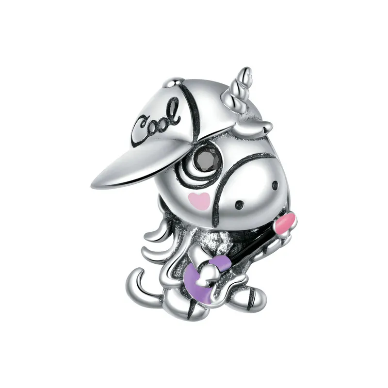 Charms Typu Pandora skalny jednorożec - SCC1630