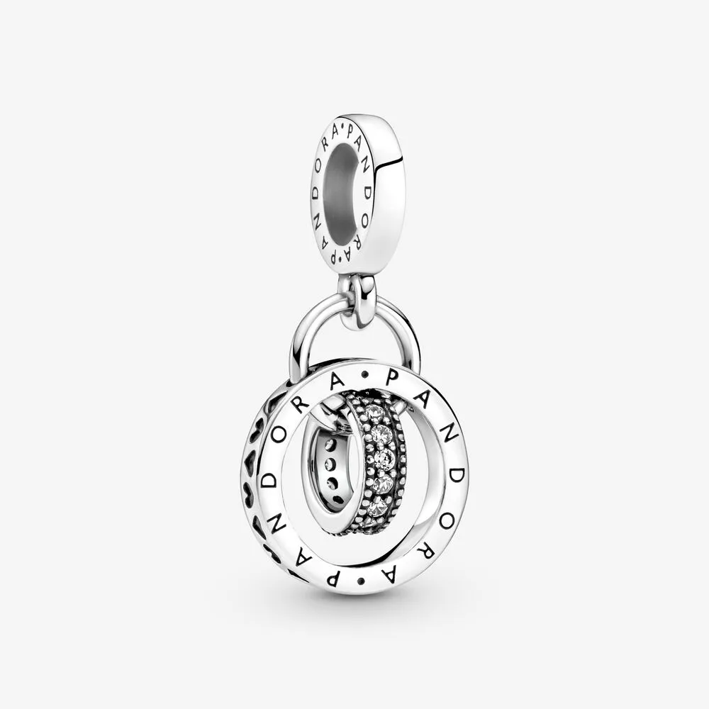 Zawieszka Kręgi z logo Pandora - 799490C01
