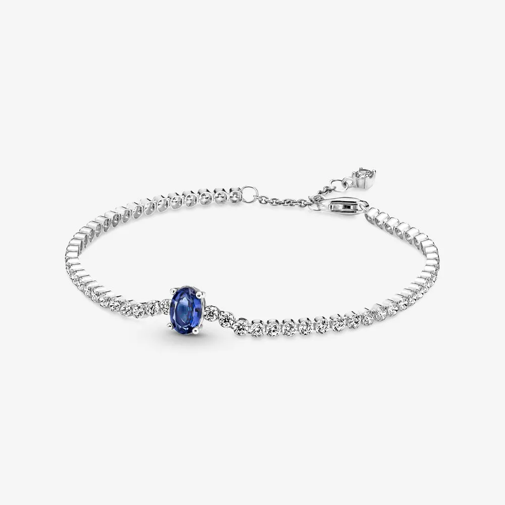 Lśniąca bransoletka tenisowa pavé - 590039C01