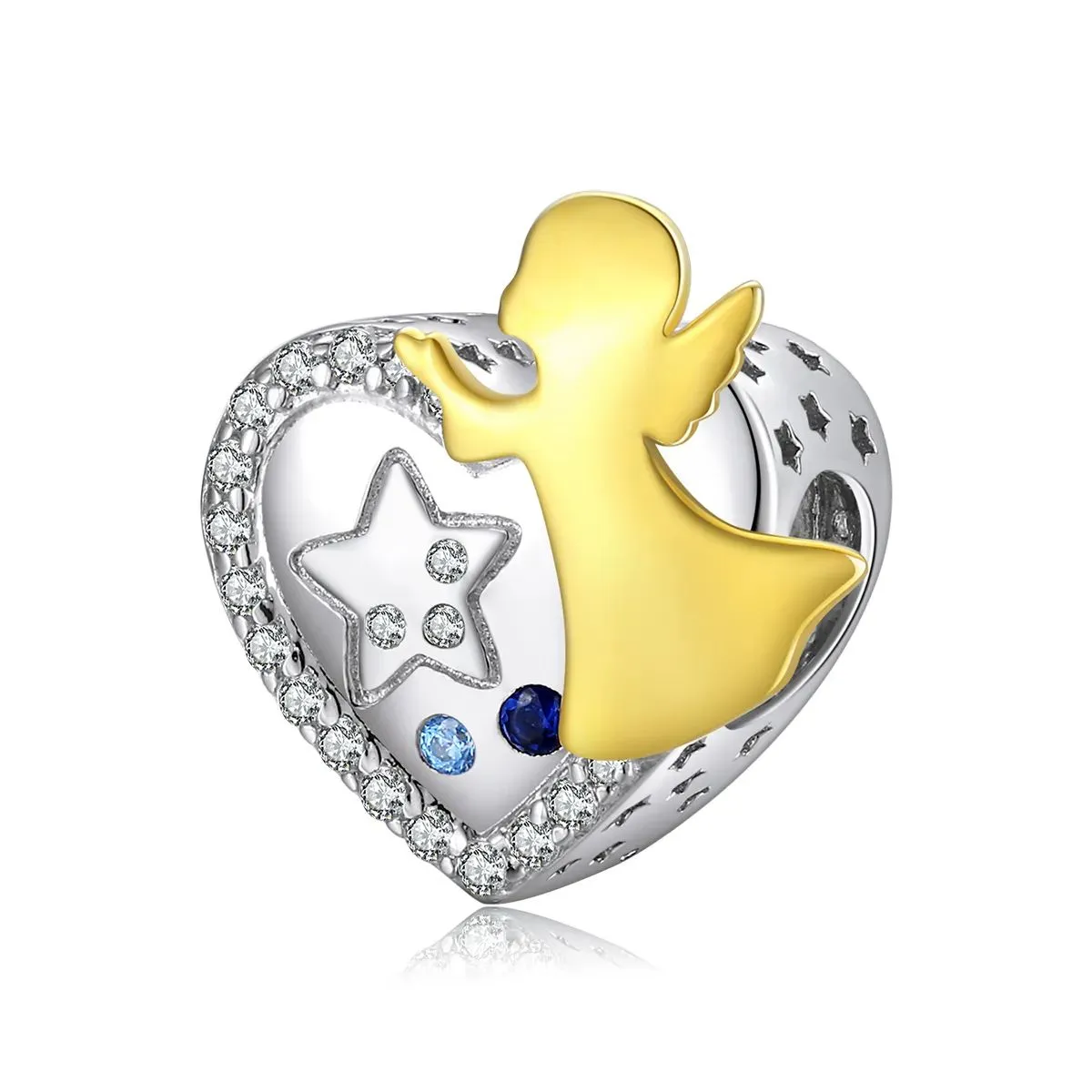 charms typu pandora anioł miłości scc1732
