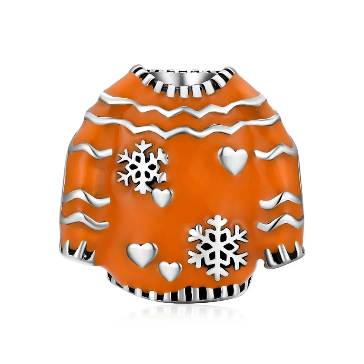 charms typu pandora ciepły sweter scc1998
