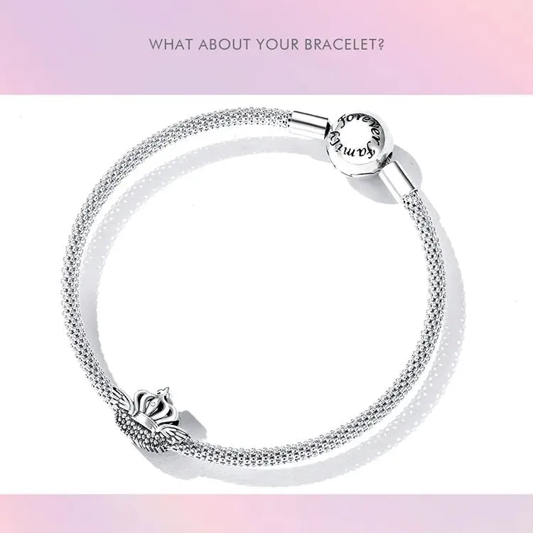 (zdjęcie do) Charms Typu Pandora Delikatna korona - SCC2260 - Wyświetl 7