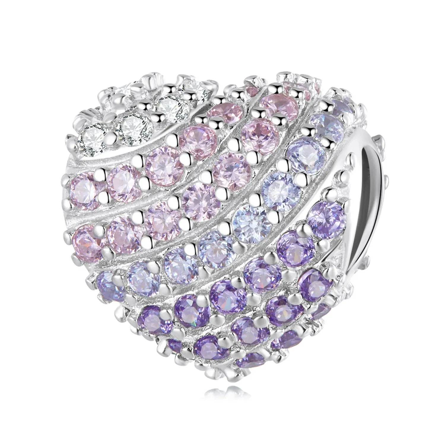 charms typu pandora gradientowe serce bsc624