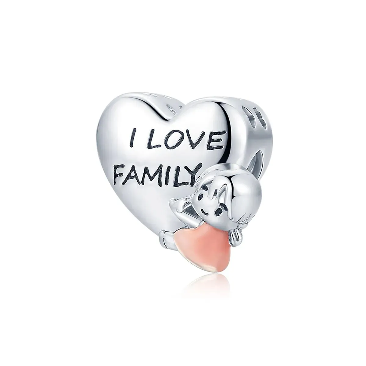 charms typu pandora kocham mój dom bsc478