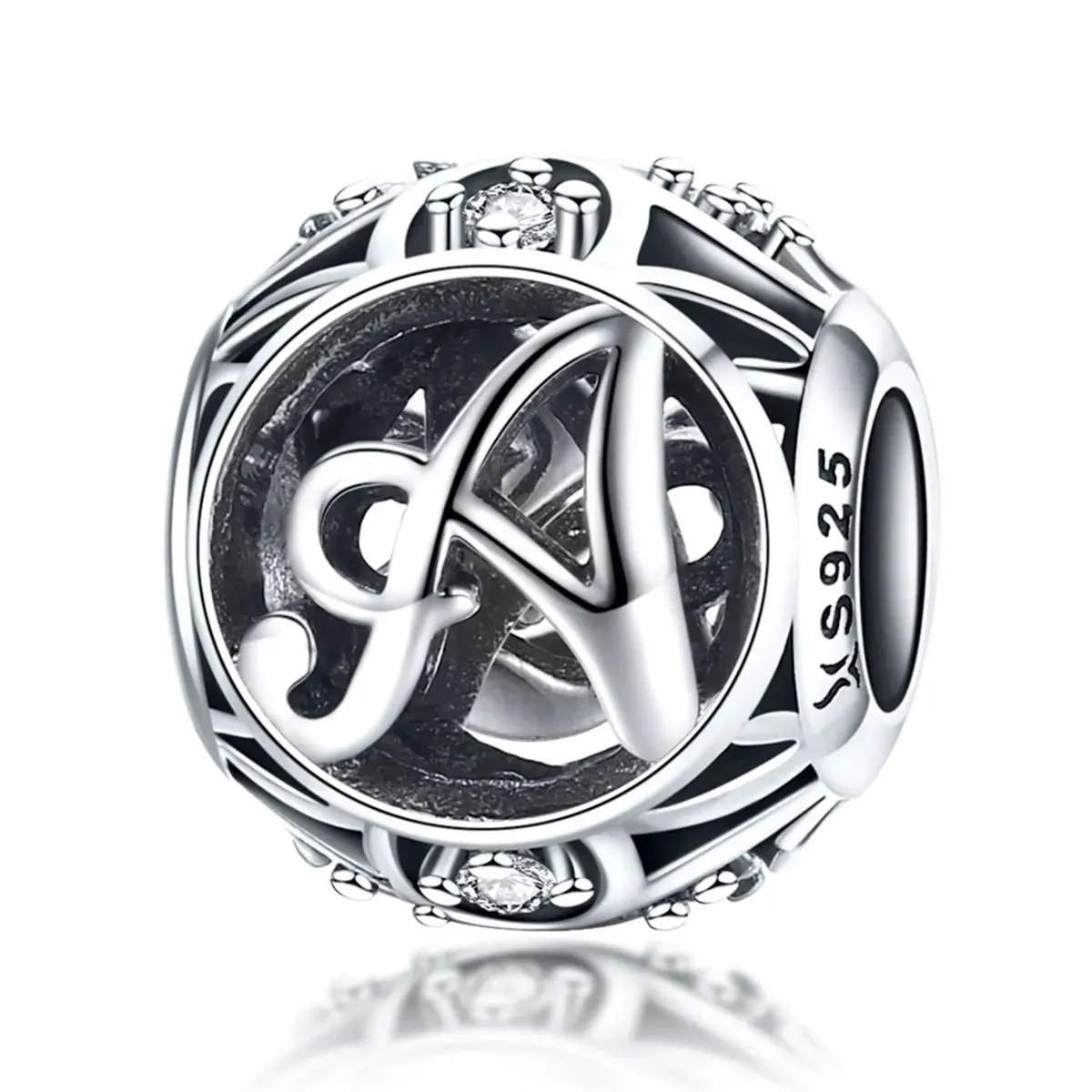 charms typu pandora litera a scc738 a