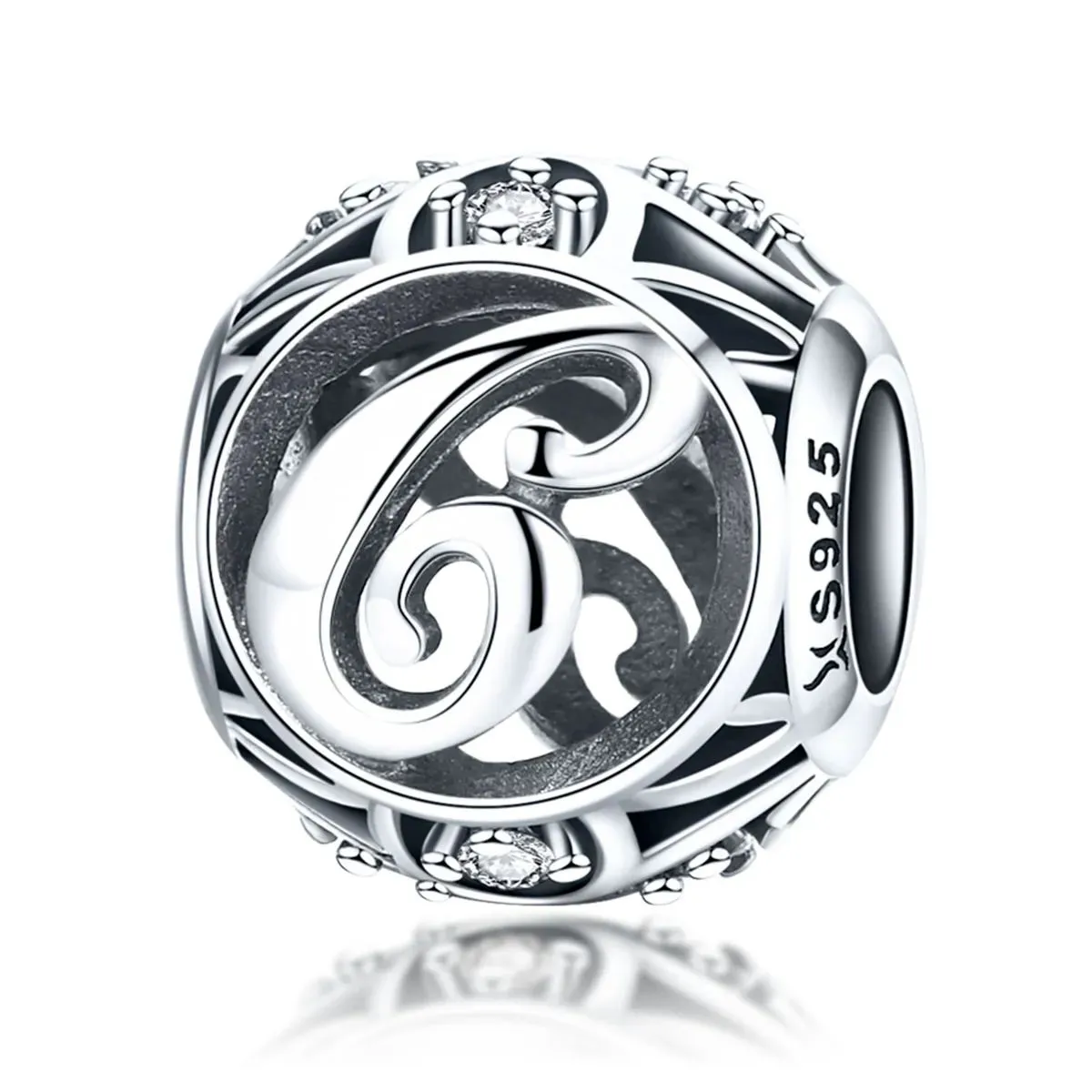 charms typu pandora litera c scc738 c