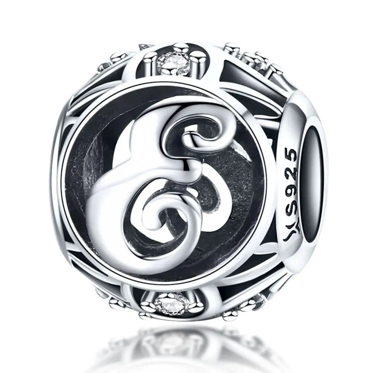 charms typu pandora litera e scc738 e