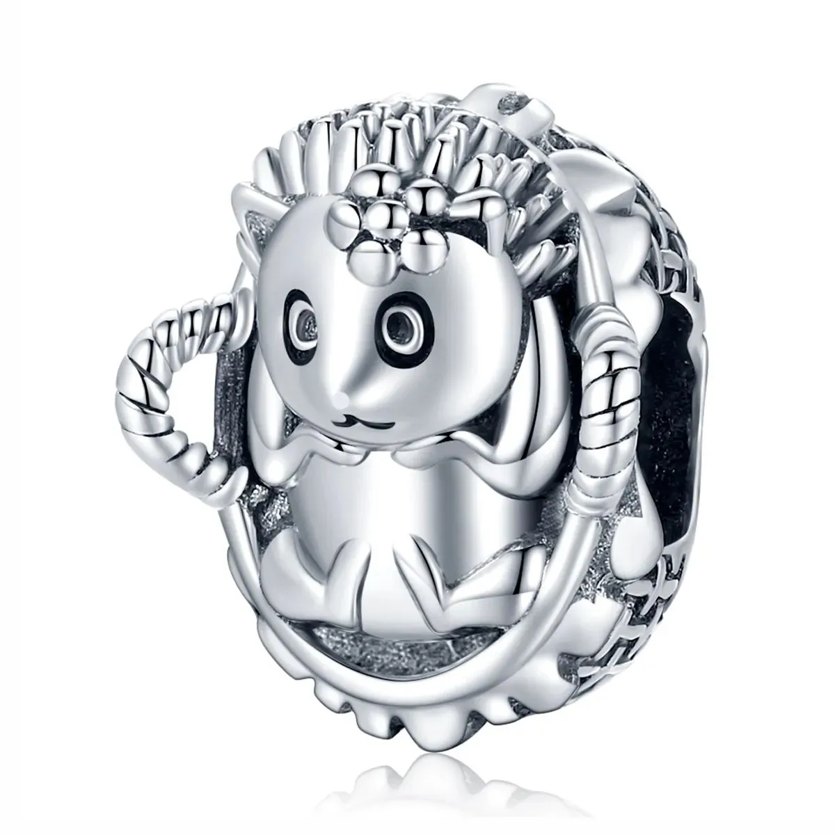 charms typu pandora mały jeż scc1926