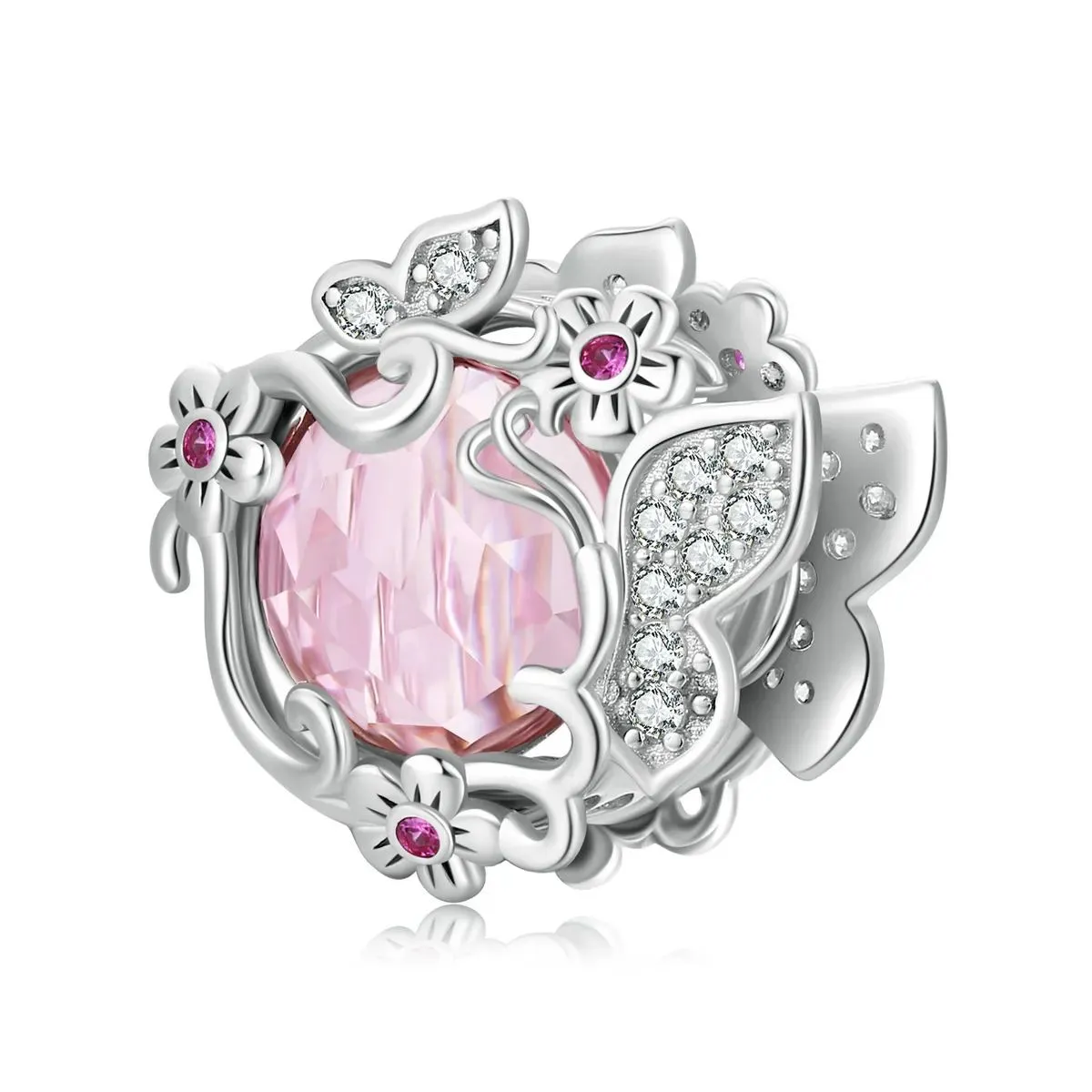 charms typu pandora motyle latające bsc552