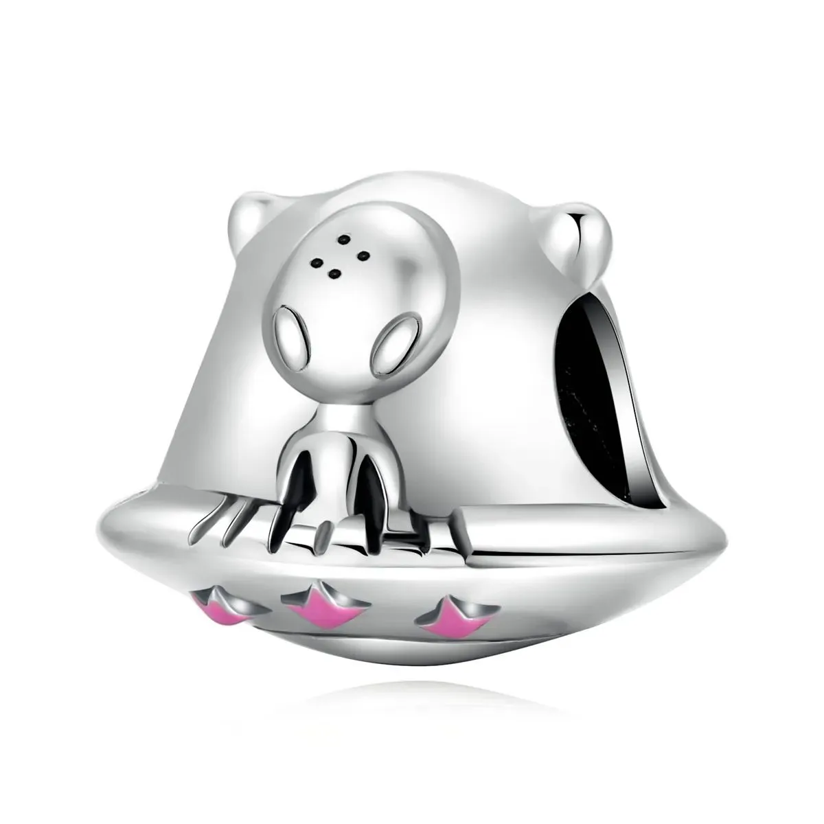 charms typu pandora obcy latający spodek scc2060