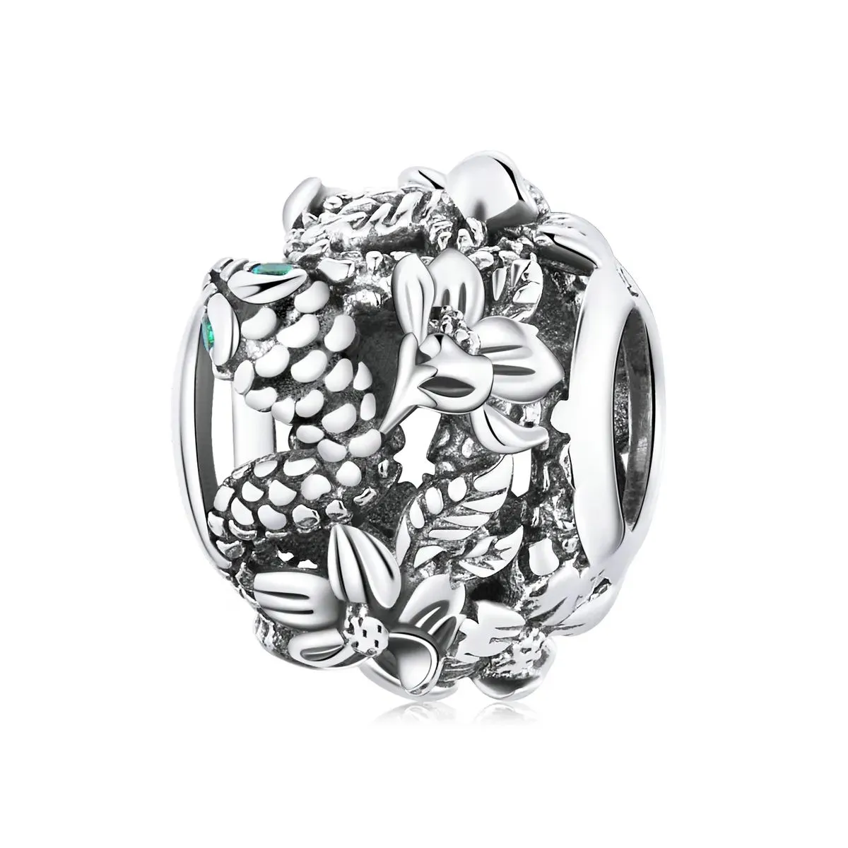 charms typu pandora retro duchowy wąż scc2135