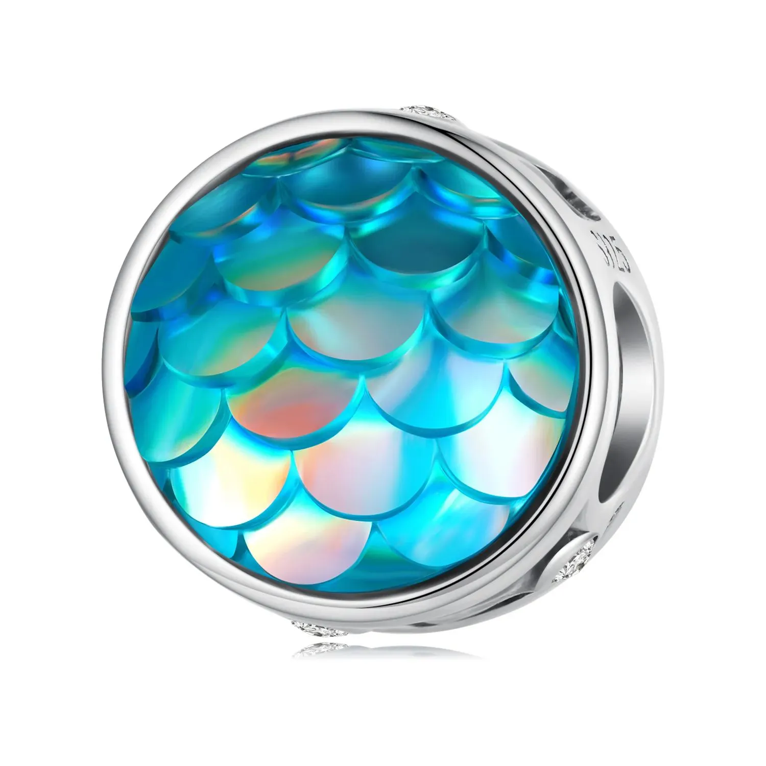 charms typu pandora rybie łuski scc2412