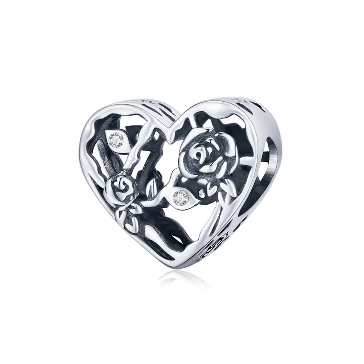 charms typu pandora różana miłość bsc475