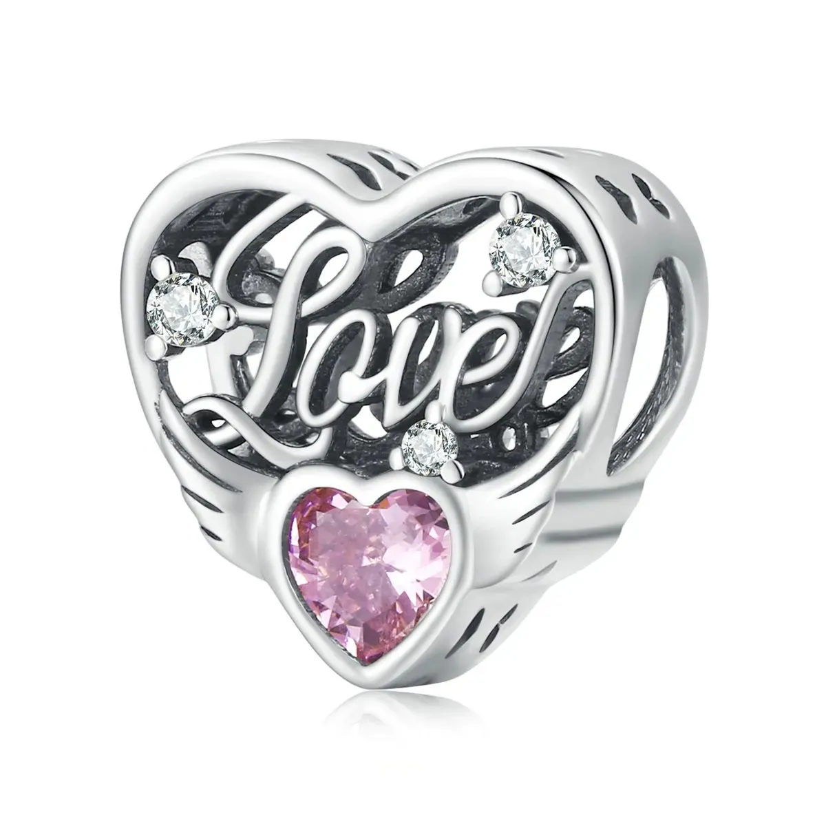 charms typu pandora skrzydła miłości bsc528