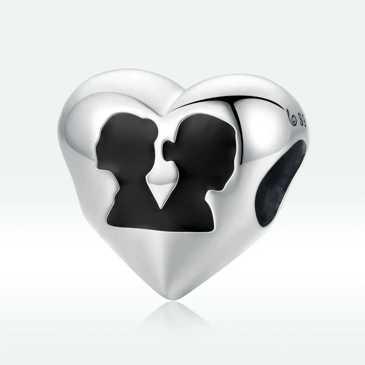 charms typu pandora sylwetka miłości bsc549