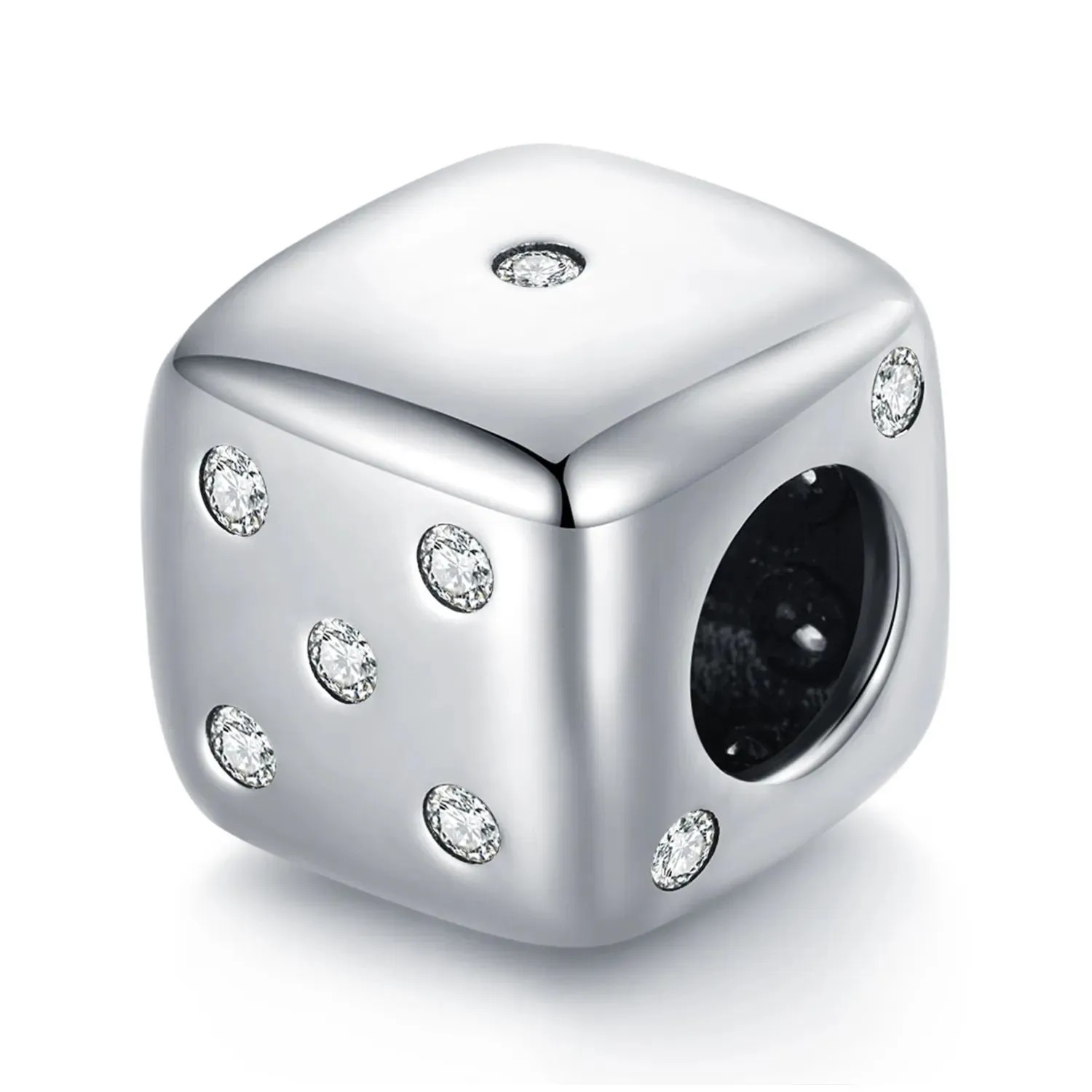 charms typu pandora szczęśliwa kostka scc2362