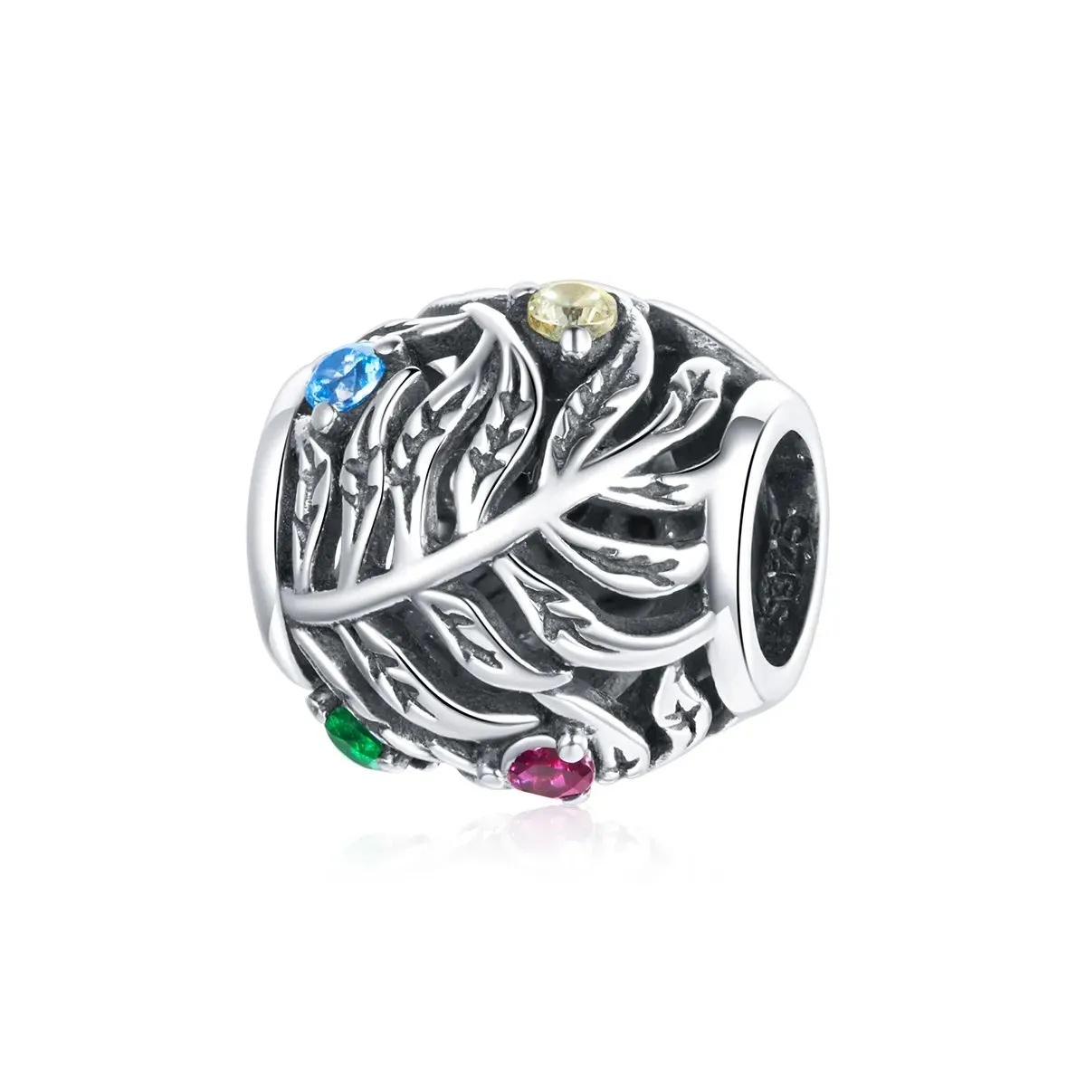 charms typu pandora tropikalne liście bsc450