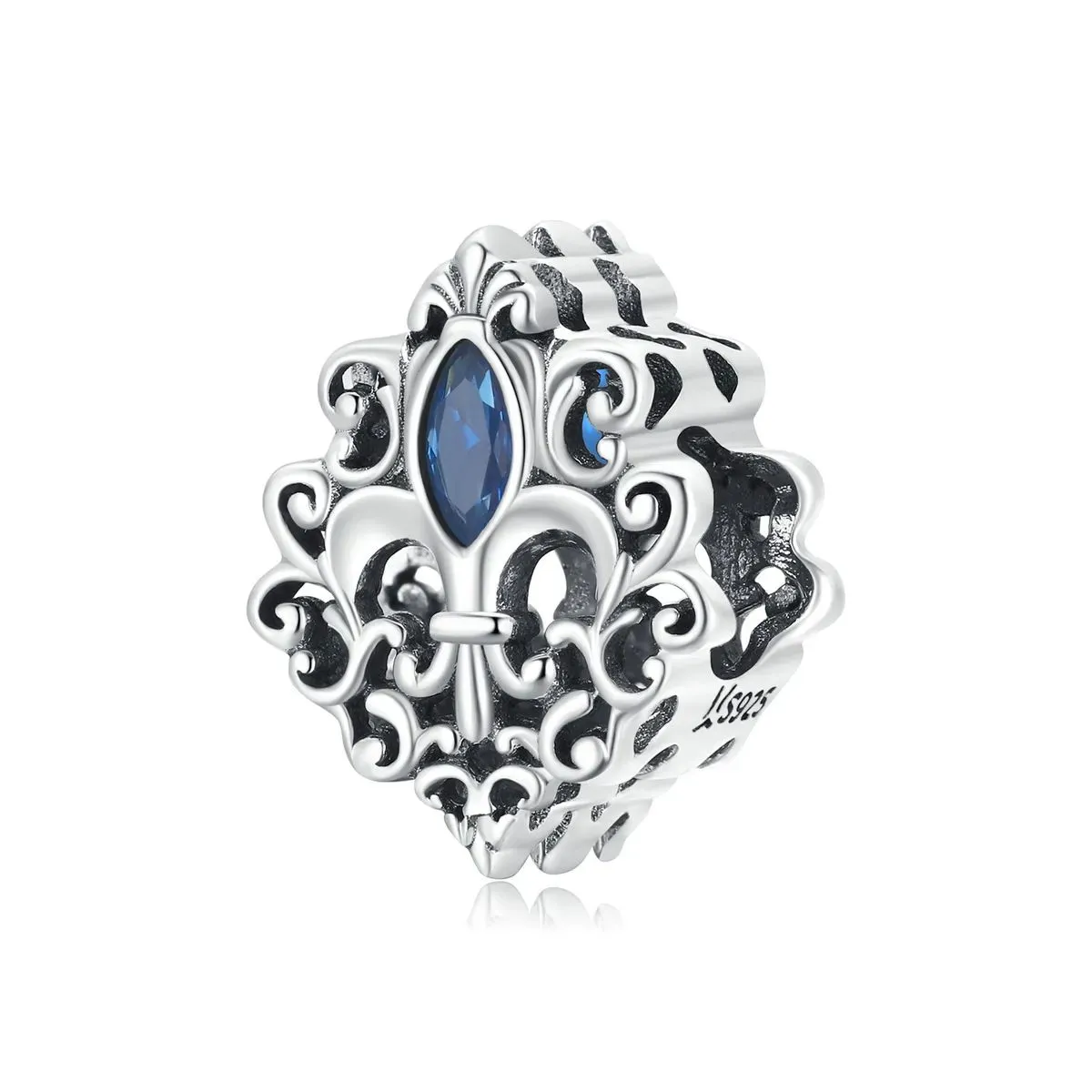 charms typu pandora vintage wzór krople wody scc2151