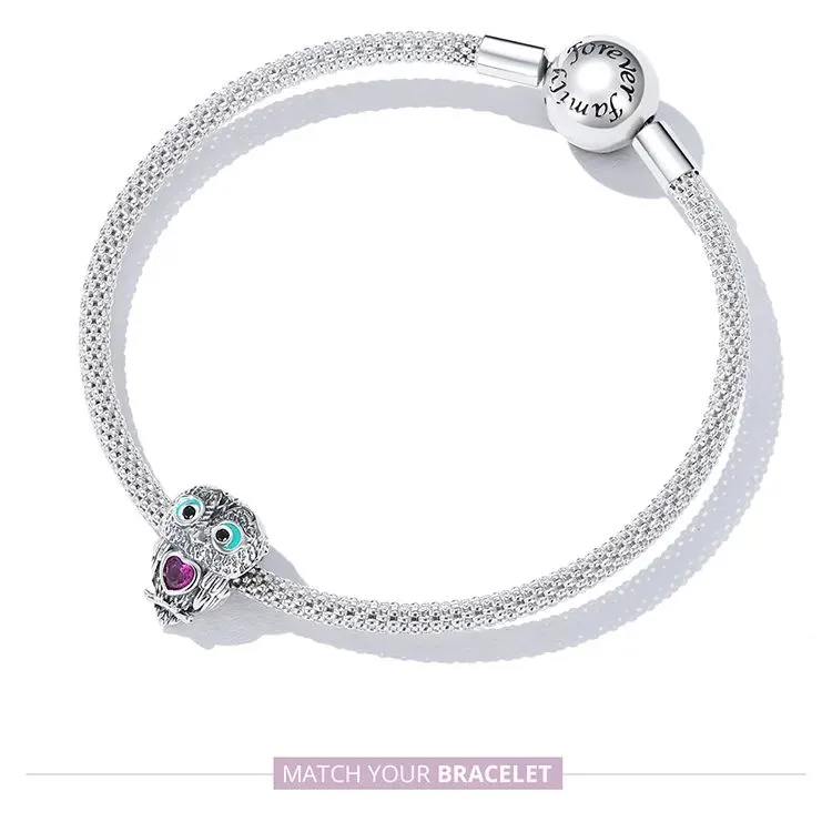 (zdjęcie do) Charms Typu Pandora Śliczna Sowa - SCC2253 - Wyświetl 8