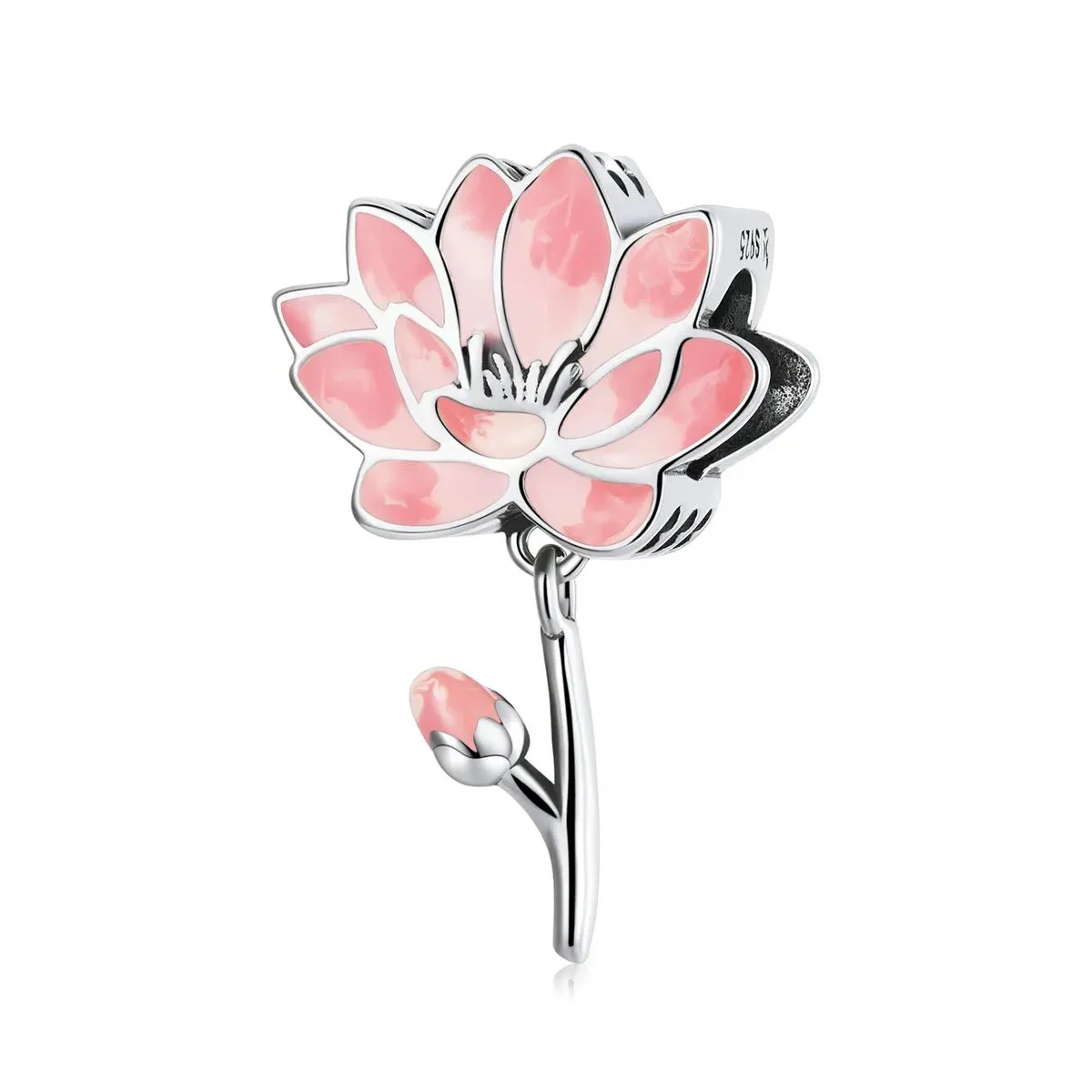 charms typu pandora świeży lotos scc2157