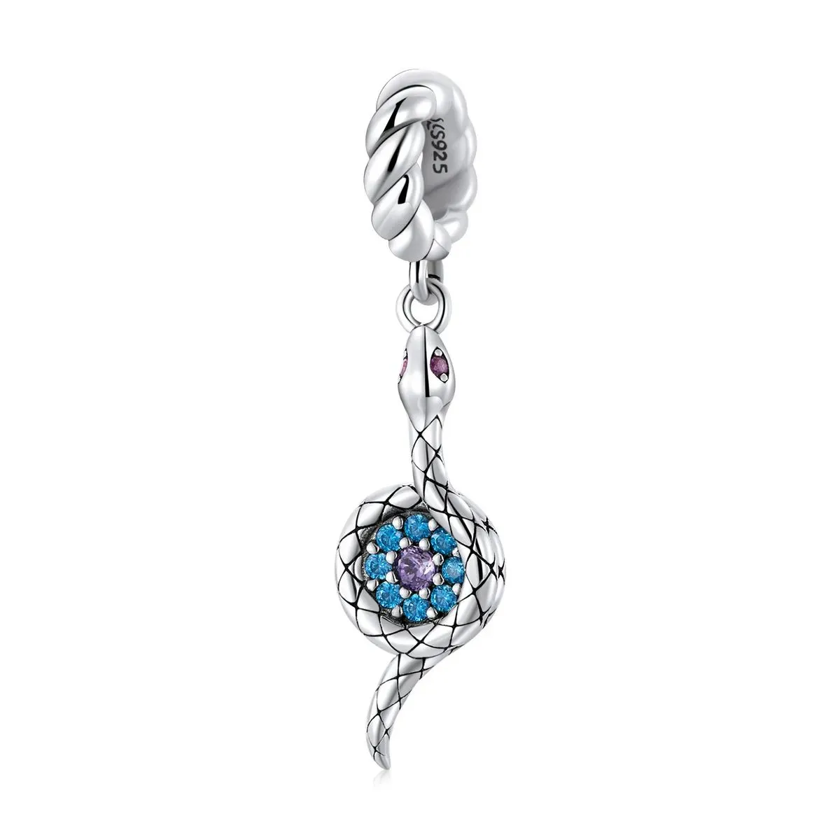 zawieszka typu pandora oko wężowego demona scc2161