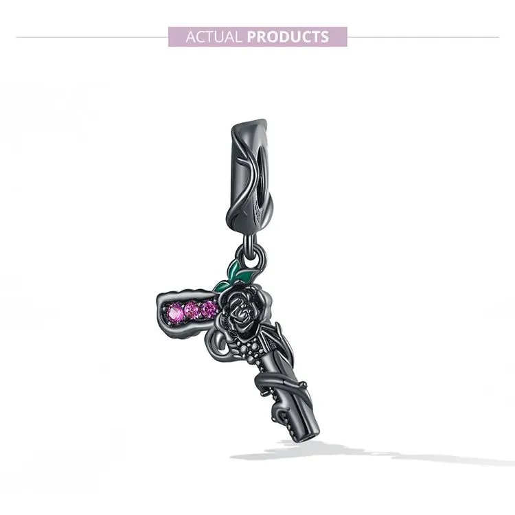 (zdjęcie do) Zawieszka Typu Pandora Różany pistolet - SCC2241 - Wyświetl 7
