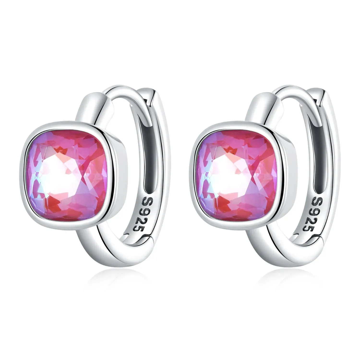 kolczyki koła typu pandora mokka fluorescencyjny sce1412