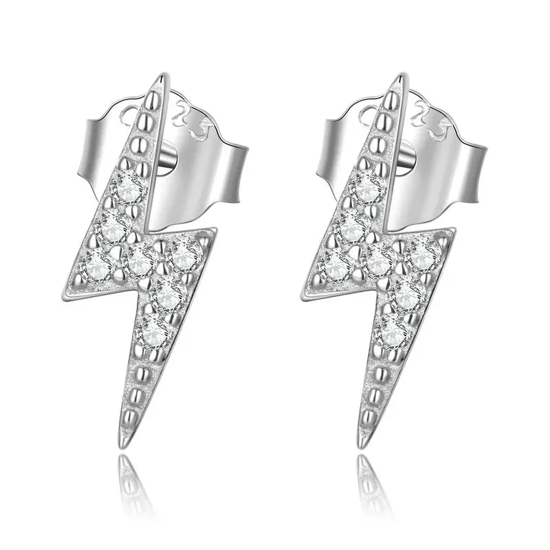 kolczyki sztyfty typu pandora mini błyskawica bse599 a
