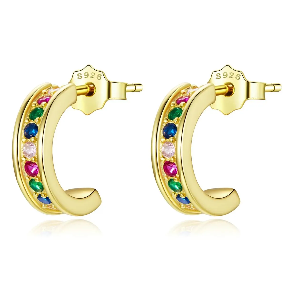 kolczyki sztyfty typu pandora łuk sce1168 b