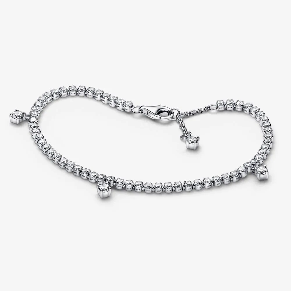 bransoletka tenisowa pandora sparkling drops 592401c01