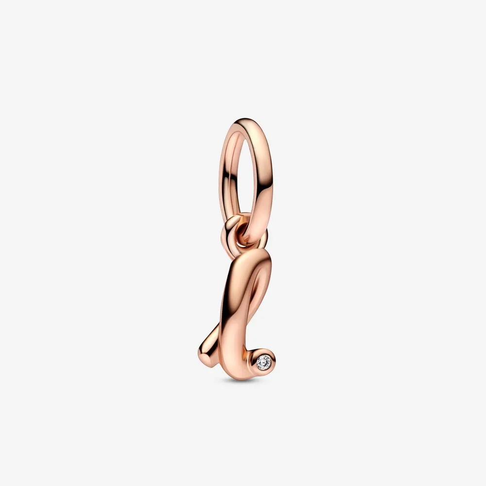 pandora litera l charm z awieszką alfabetu w stylu script 782533c01