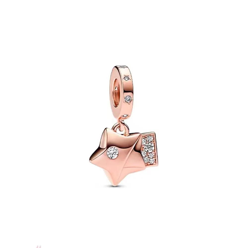 pandora rose gold szczęście gwiazda zawieszka 782483c01