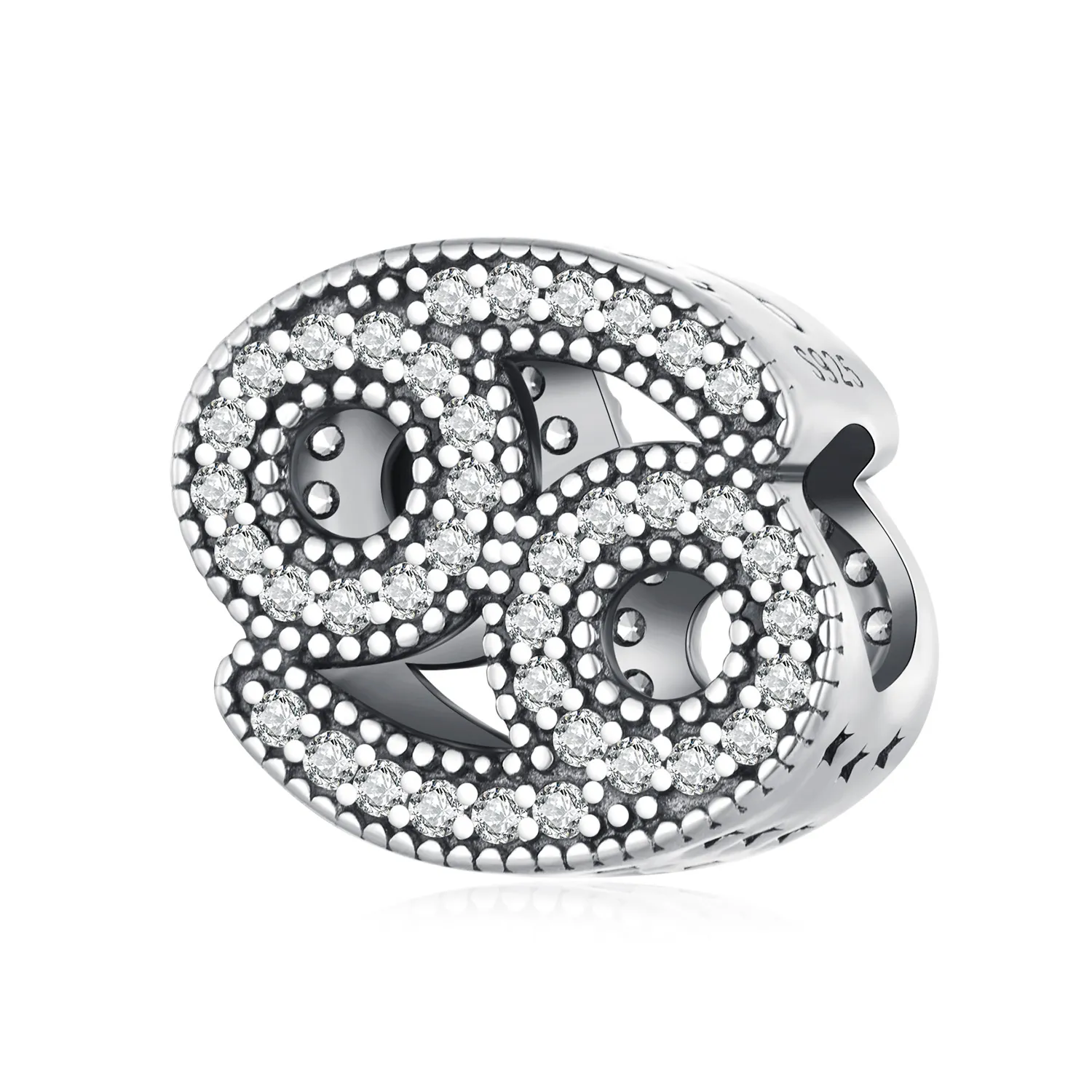charm w stylu pandora z szczęśliwym znakiem zodiaku raka scc2516 4