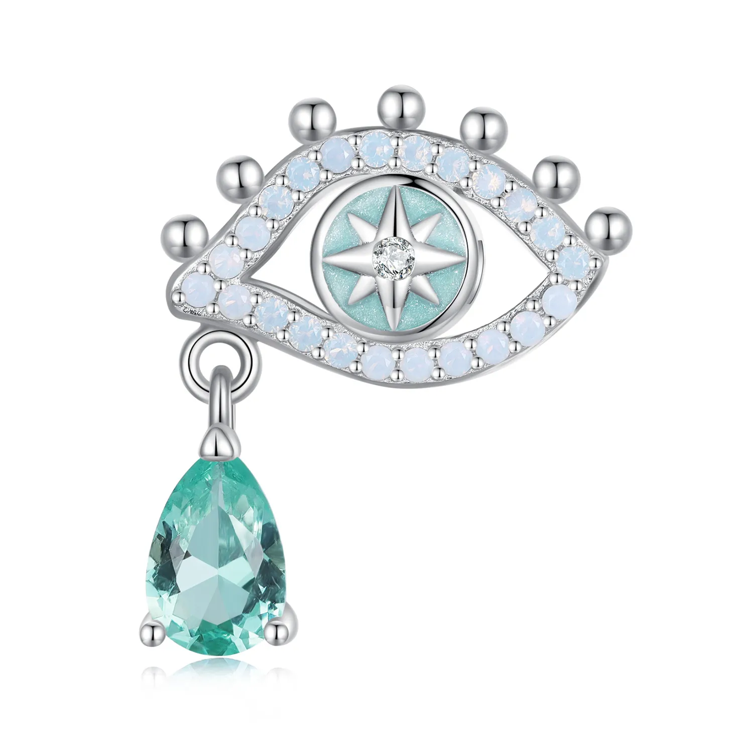 pandora style charm z diabelskim okiem bsc856