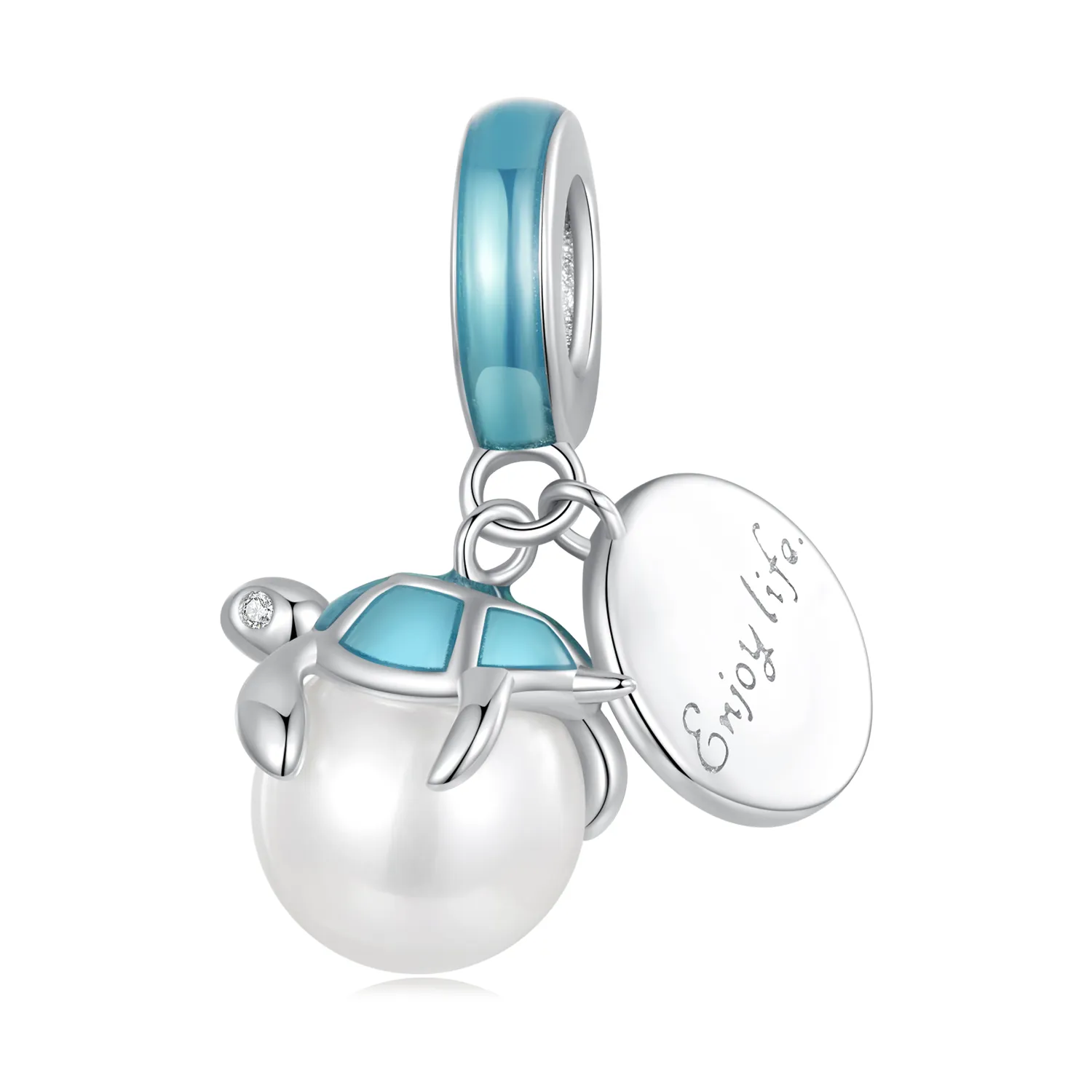 pandora style ciesz się życiem żółwi morskich zawieszka scc2506