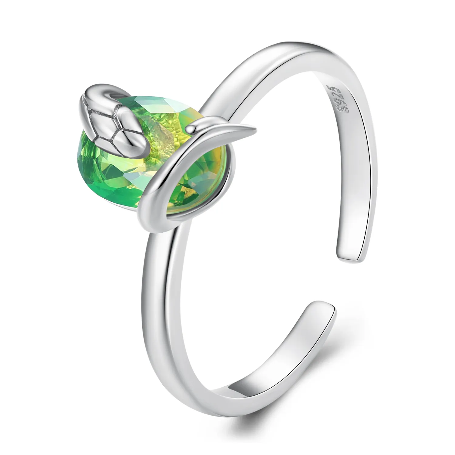 pandora style mały wąż otwarty pierścionek bsr431