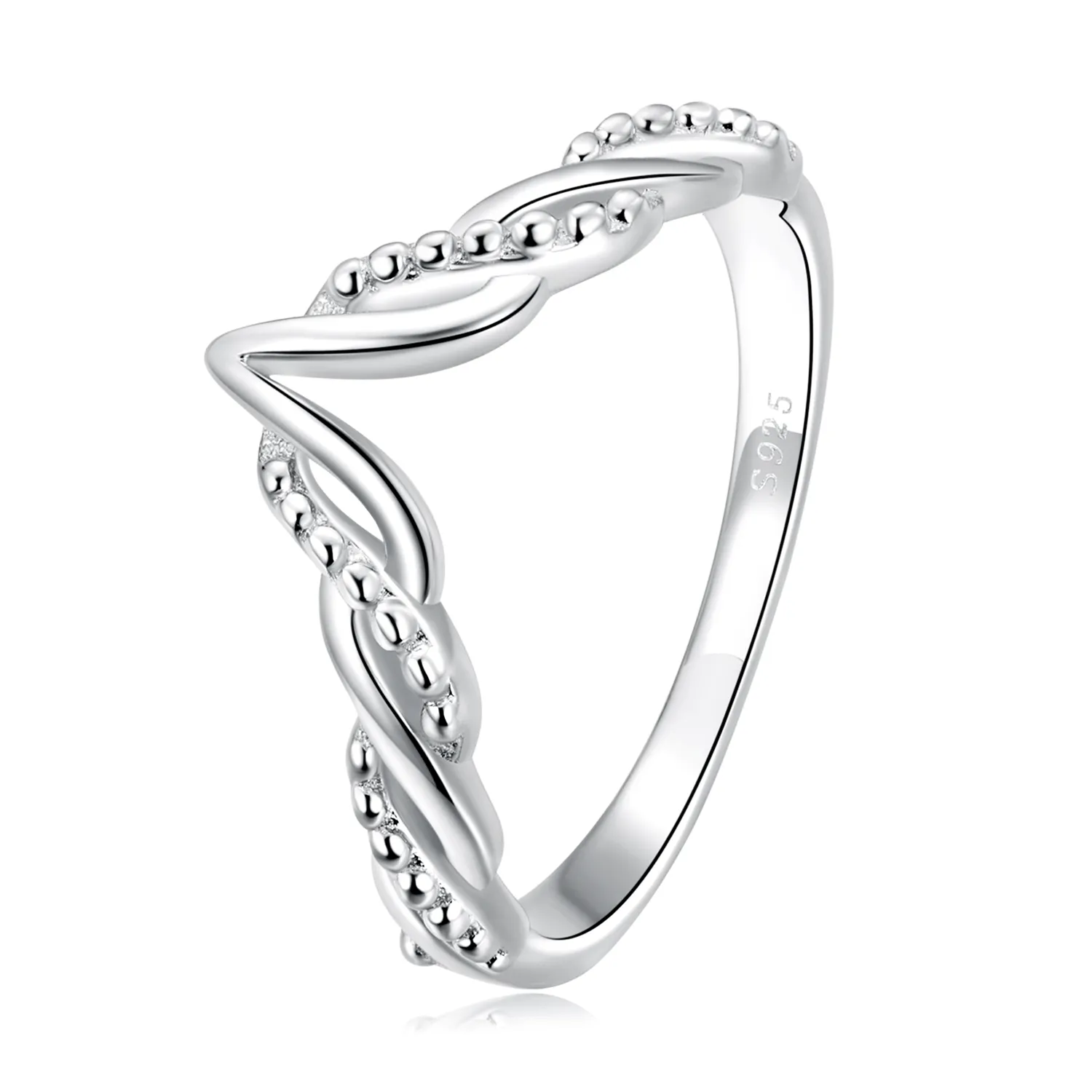 pandora styl pierścień tiara żebrowy bsr258