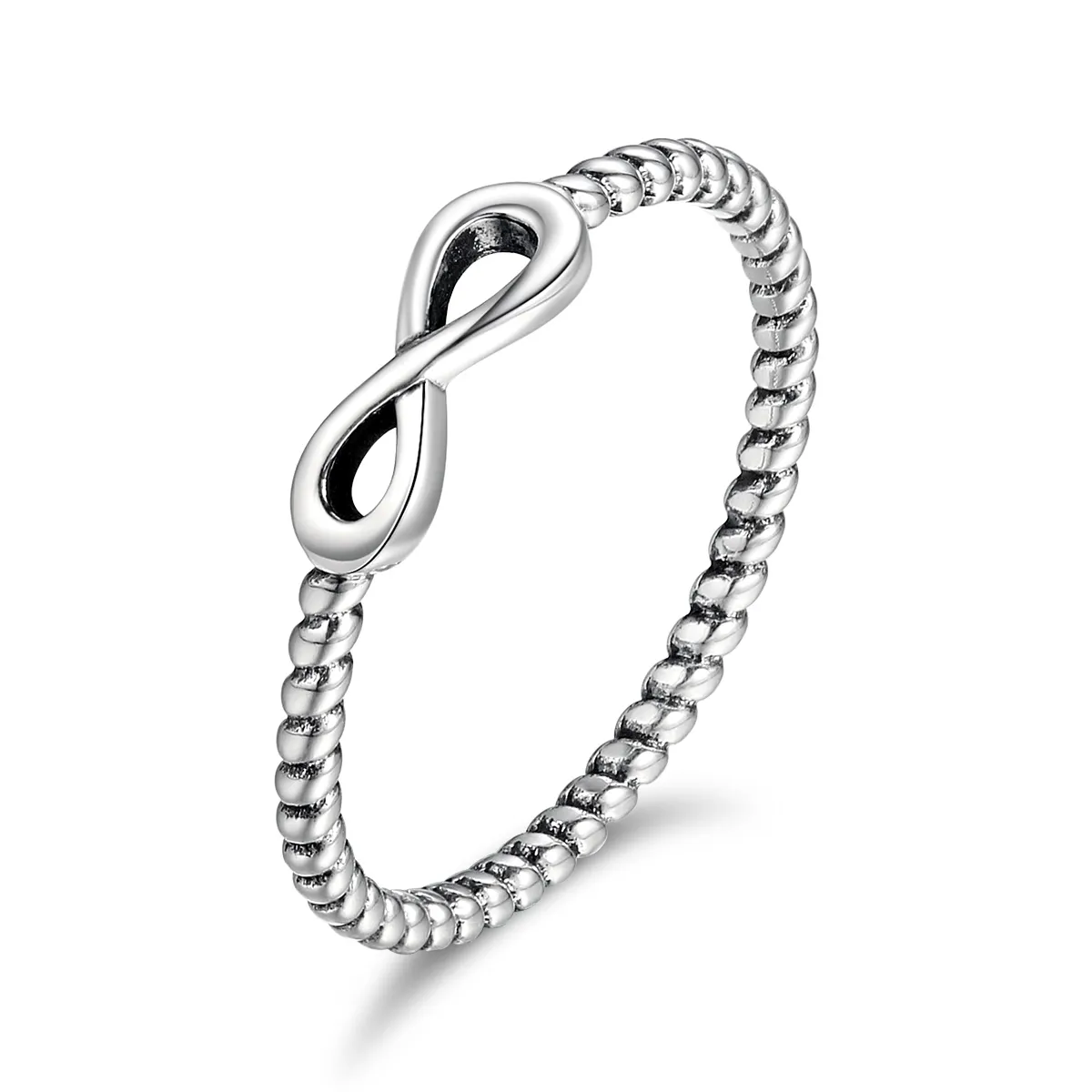 pandora style srebrny pierścionek nieskończoności scr094