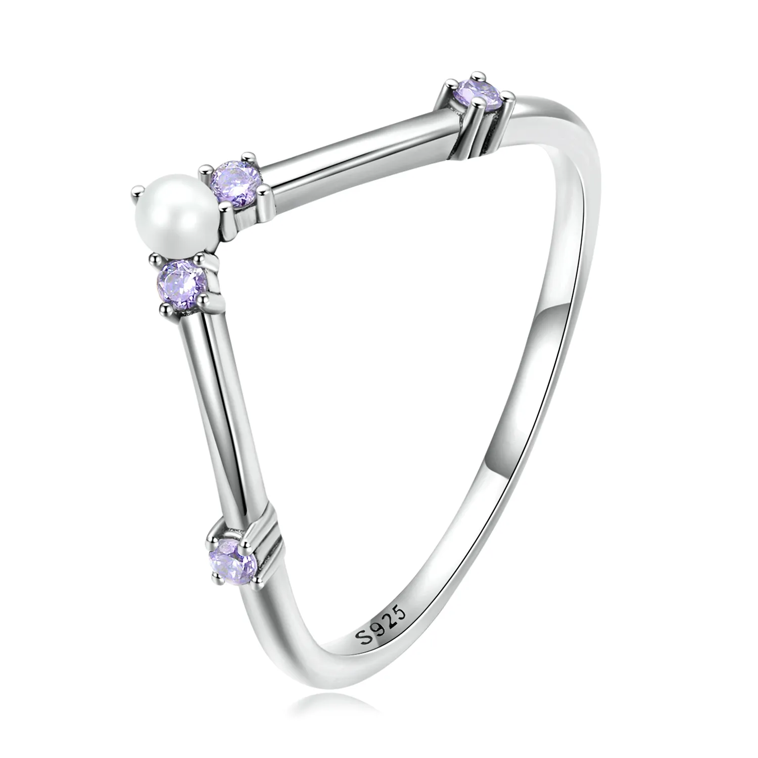 pierścionek pandora style princess wishbone scr835