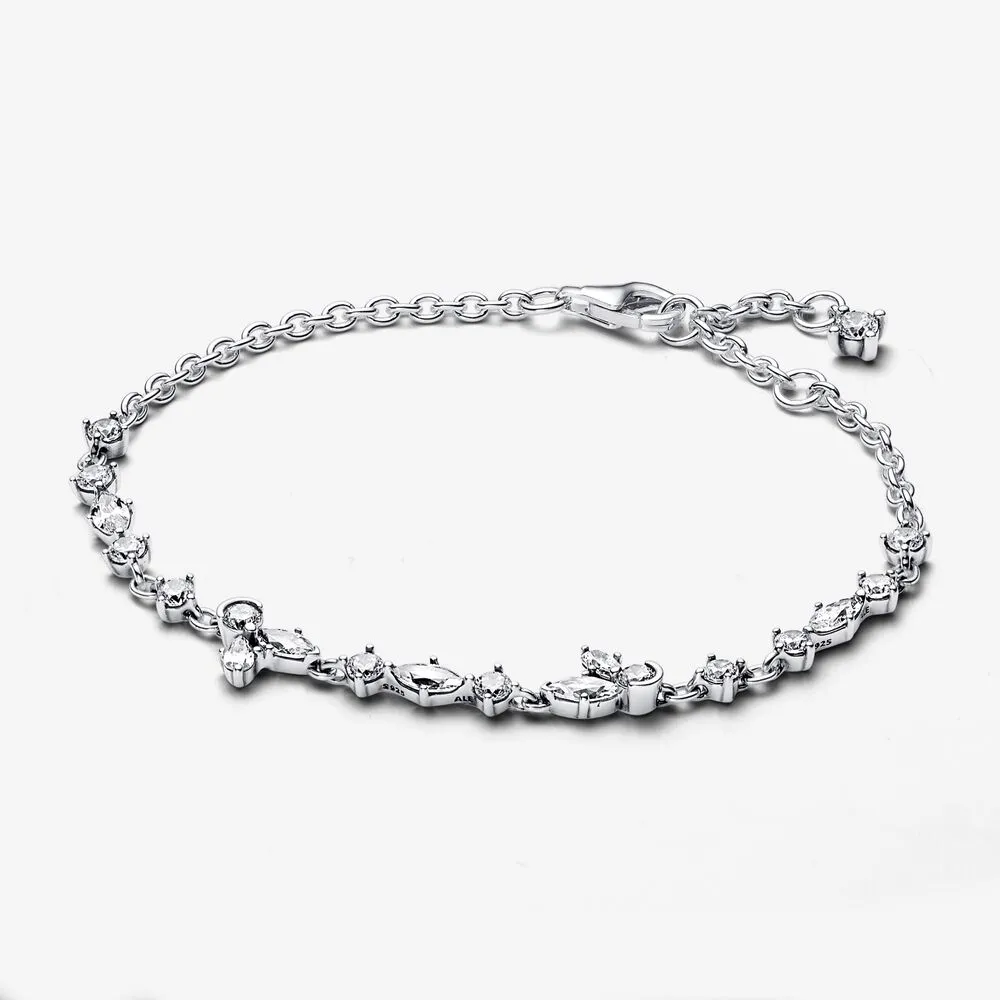 pandora błyszczący herbarium zawieszka na bransoletce z łańcuchem 592631c01