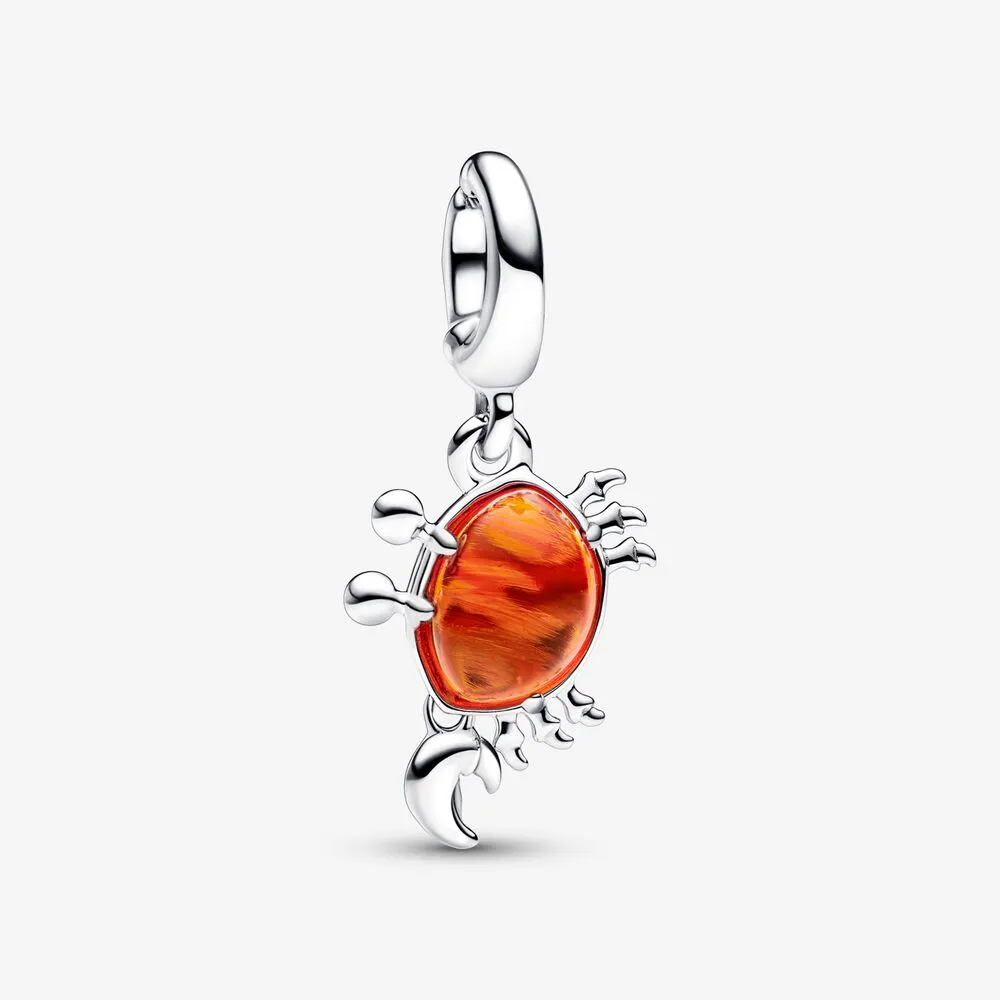 pandora disney mała syrenka sebastian krab dangle charm 792694c01