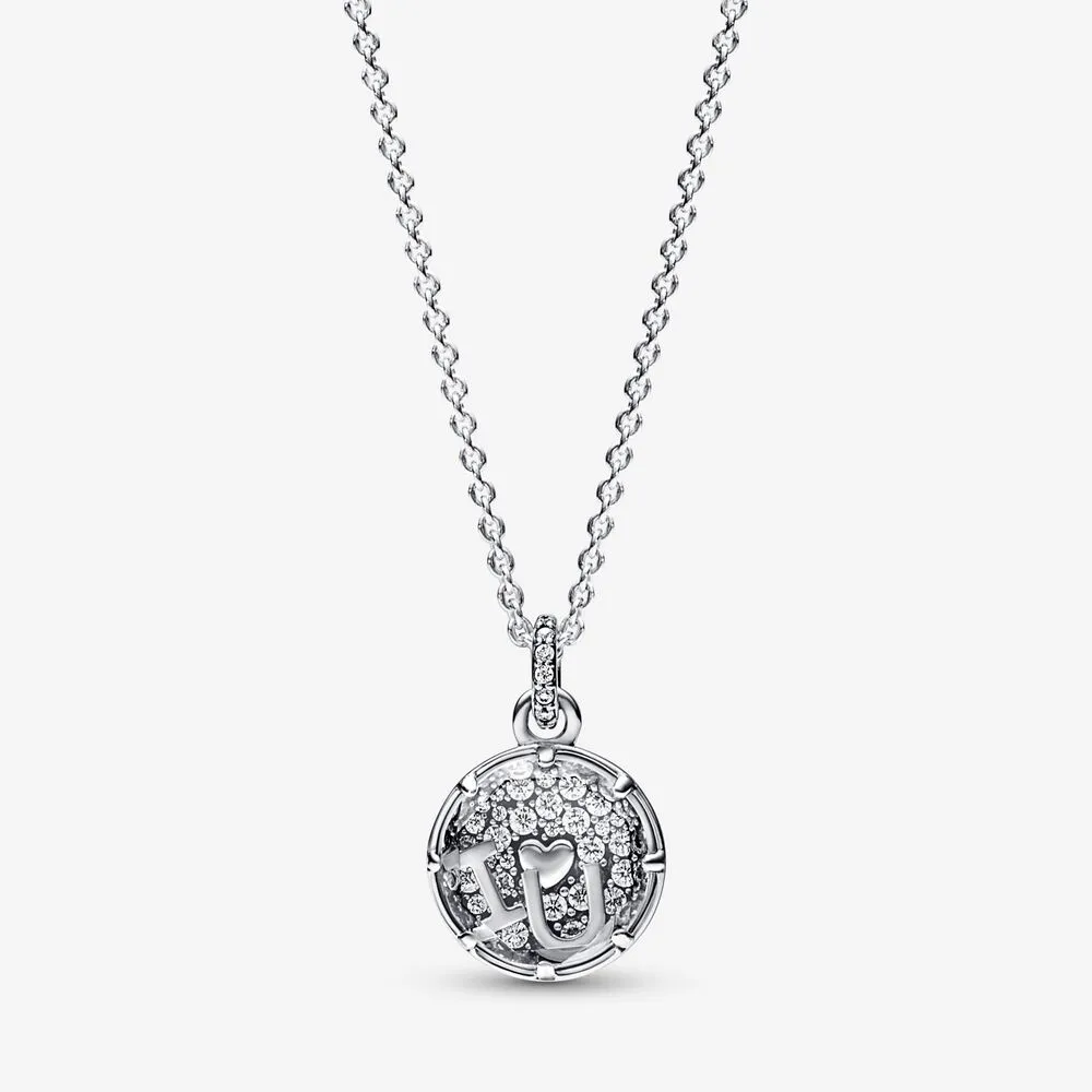 pandora uwielbiam cię srebrny naszyjnik z awieszką 392599c01