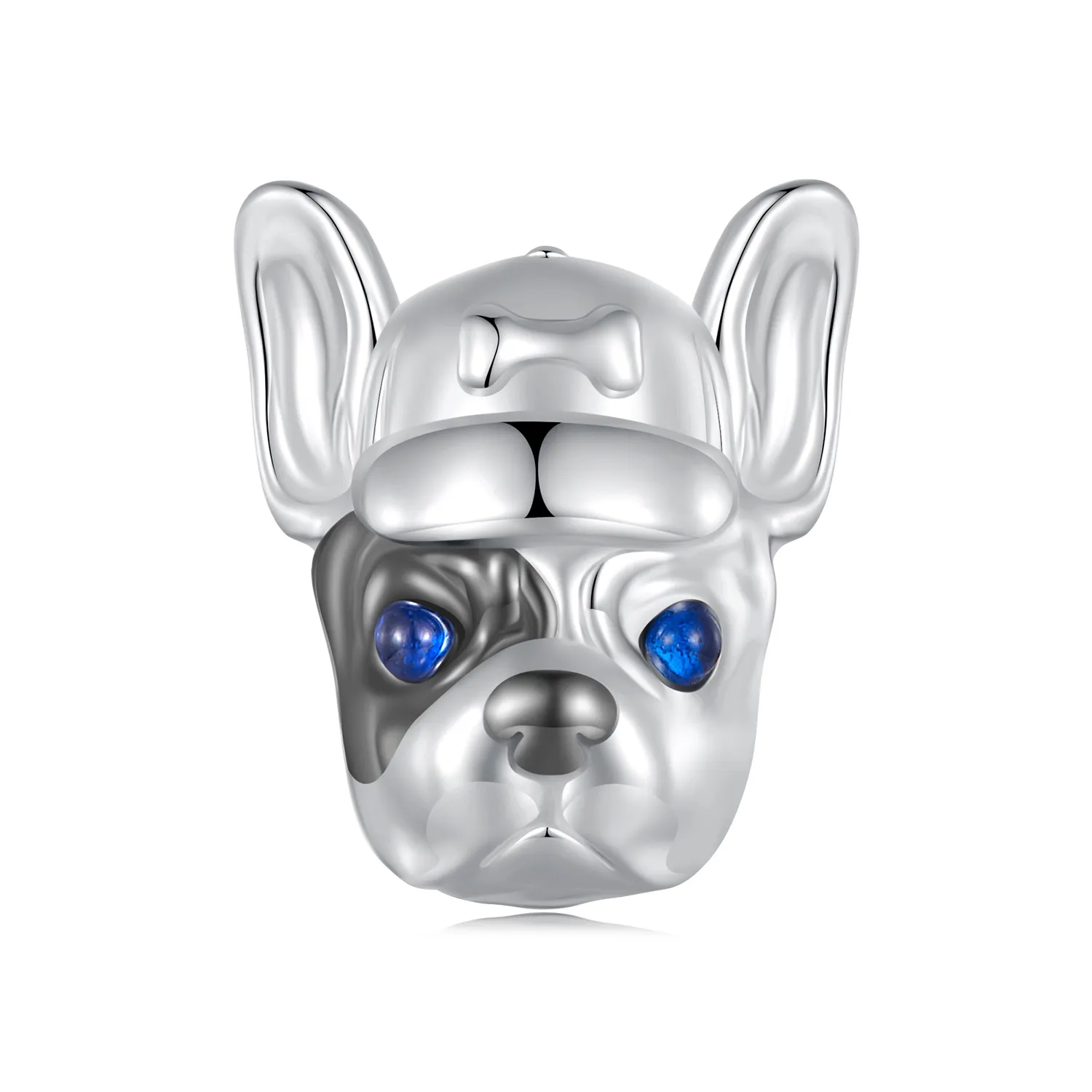 charm w stylu pandora z francuskim buldogiem scc2588
