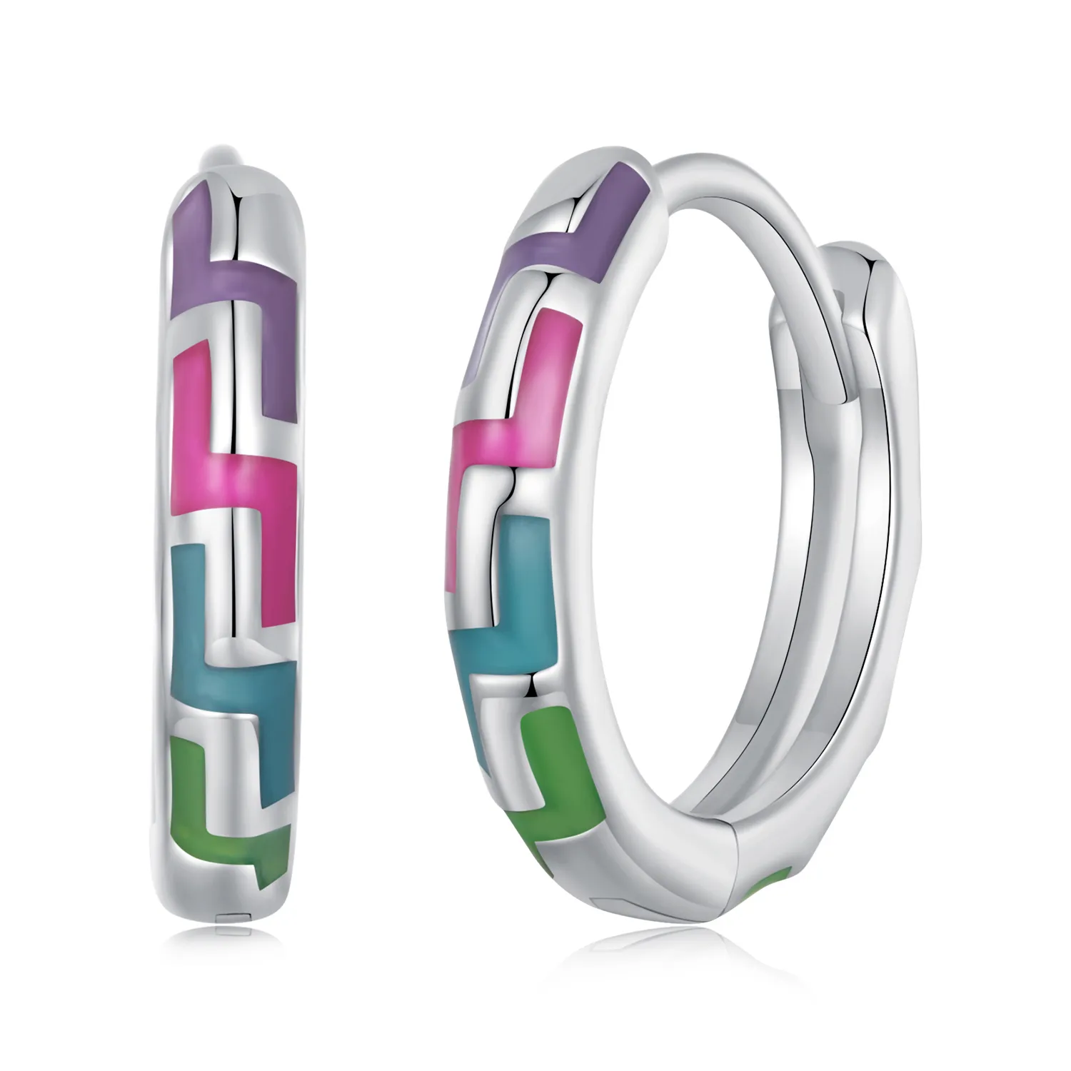 pandora styl cyber luminous kolczyki sce1645