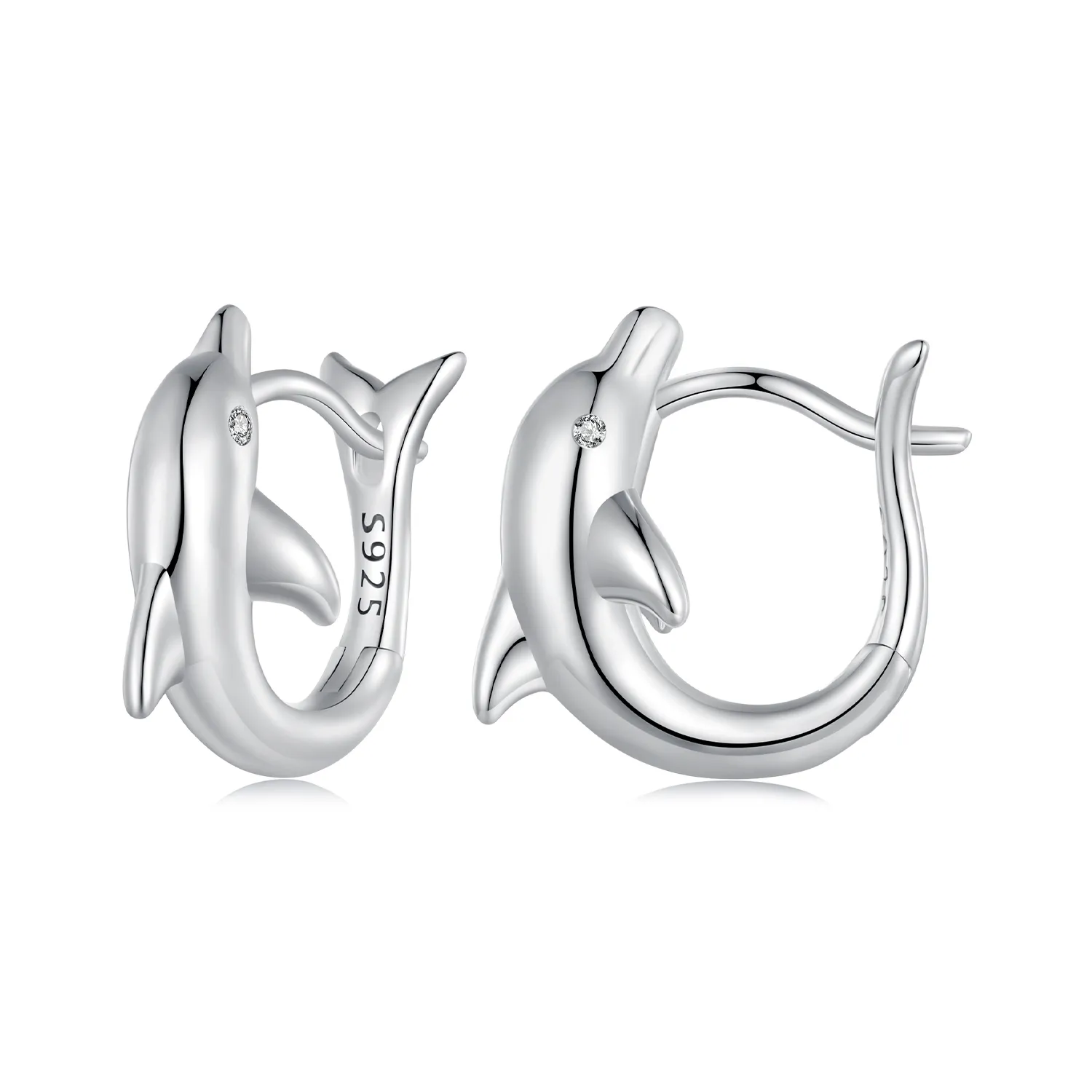 pandora styl delfin kolczyki wisiorki bse881