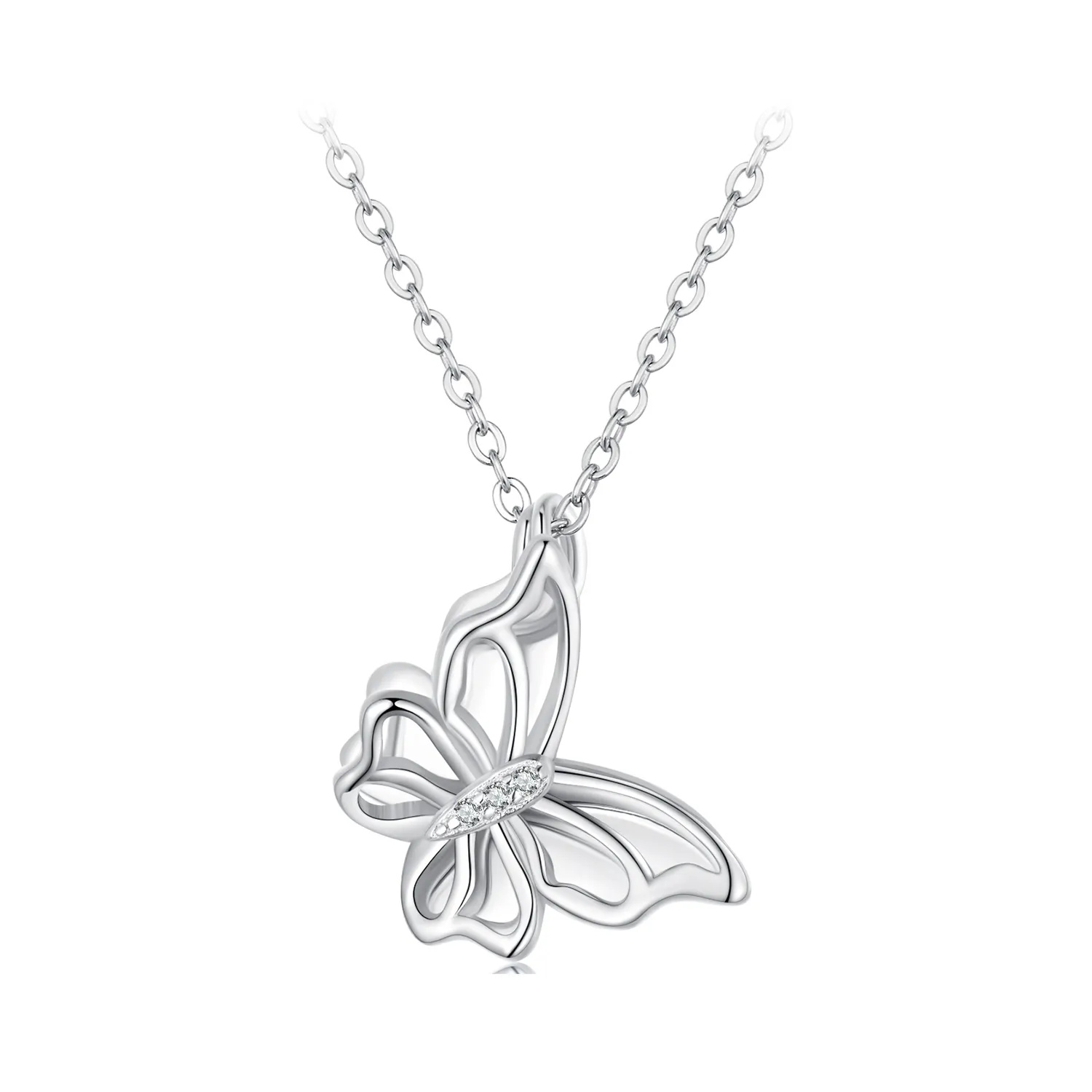pandora styl motyl naszyjnik bsn321