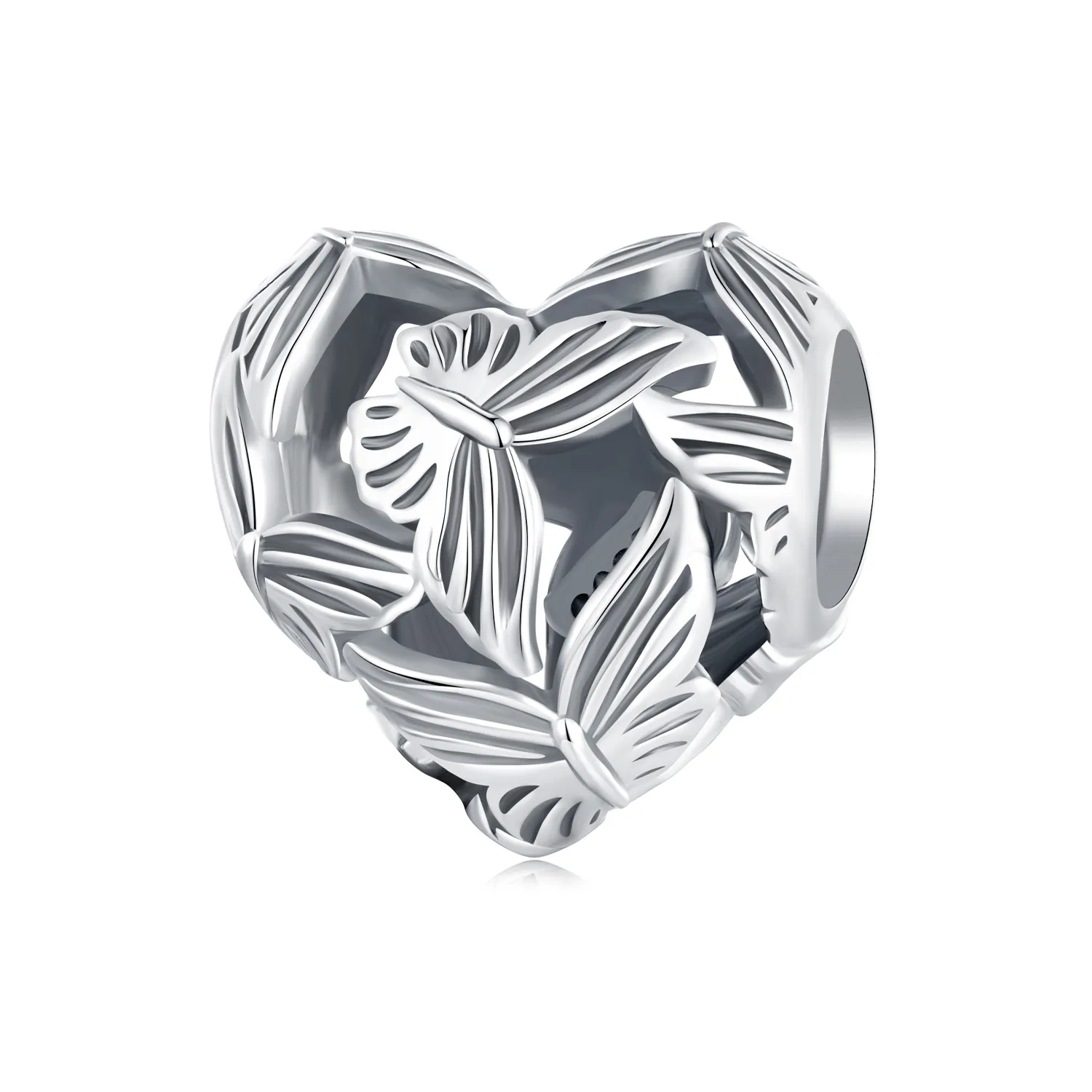 pandora styl serca w kształcie motyla charm scc2576
